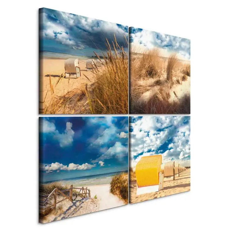Summer Frames (4-piece) - Holidays by the Mediterranean Sea