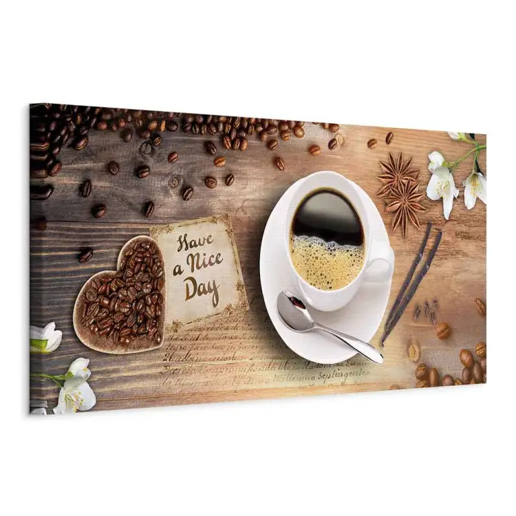 Have a Nice Day! - Coffee Cup with English Text