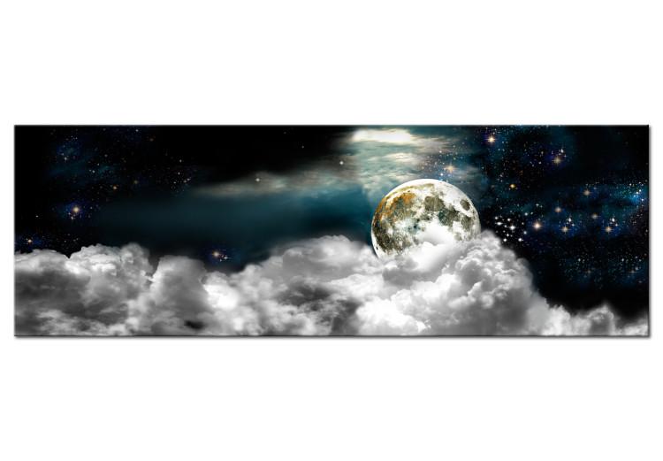 Canvas Print Moon in the Clouds