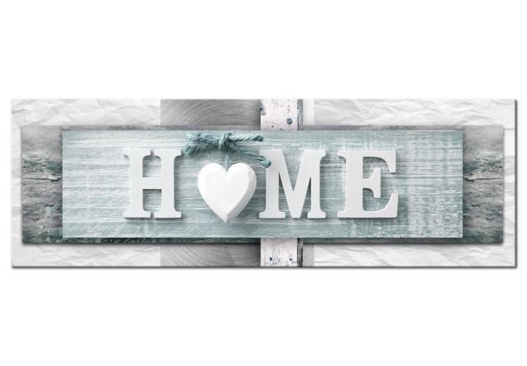 Canvas Print Home with a Heart
