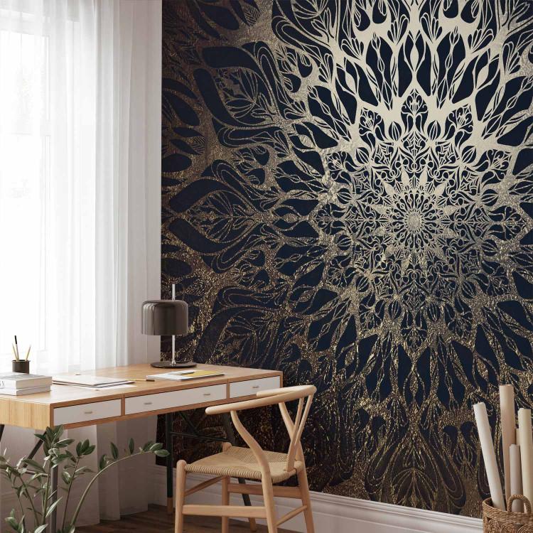 Wall Mural Spider Web (Brown)
