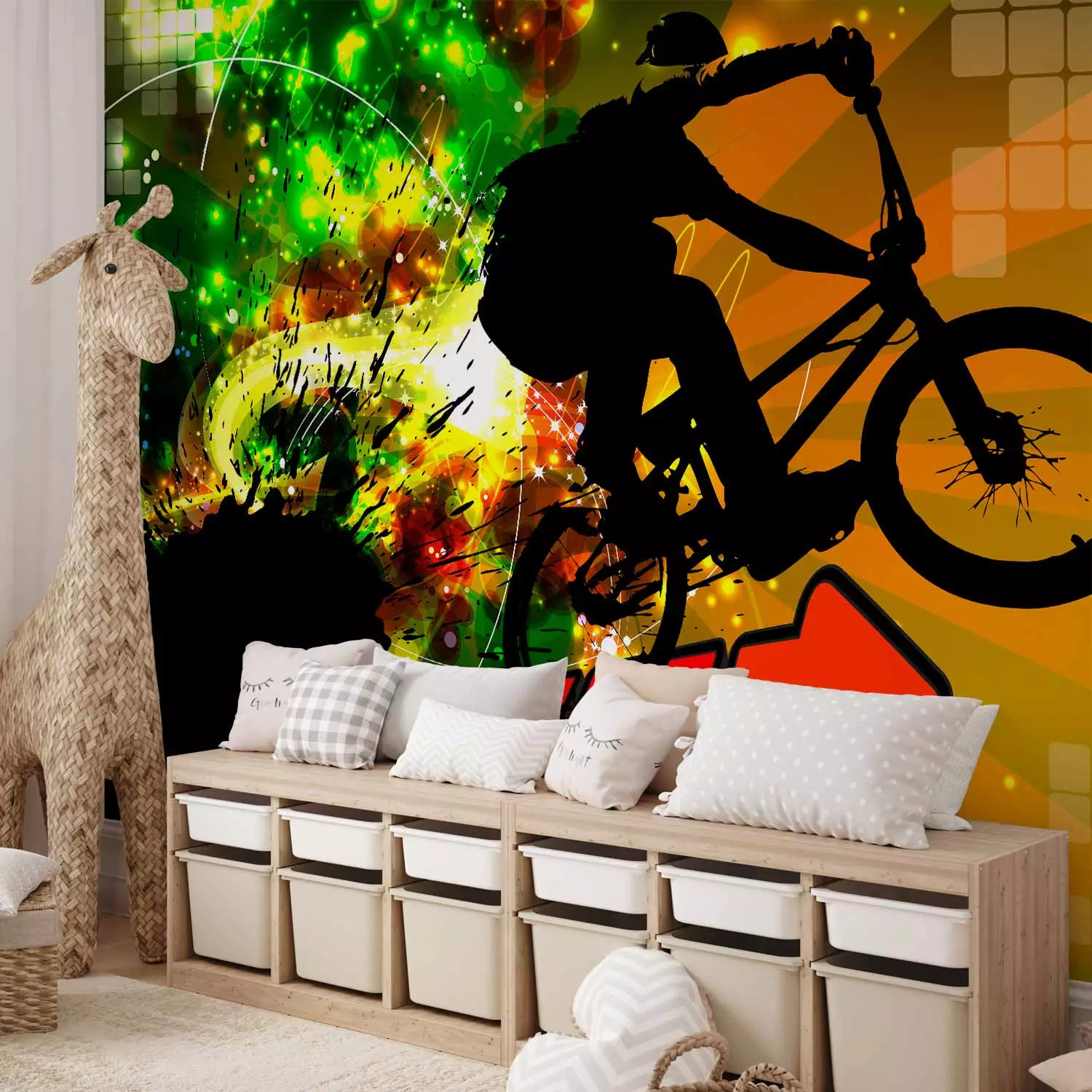 Photo Wallpaper Bicycle Tricks bimago