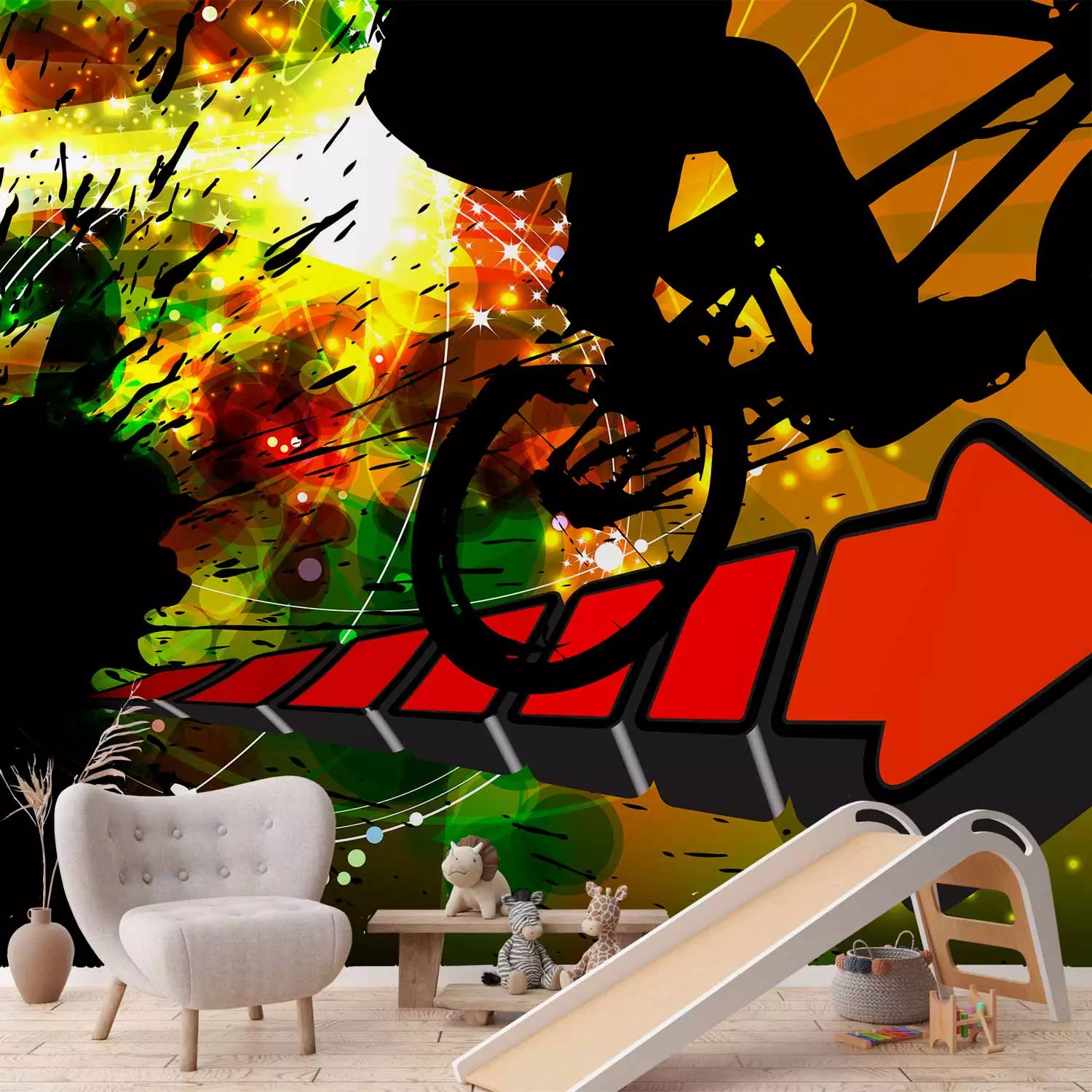 Photo Wallpaper Bicycle Tricks bimago