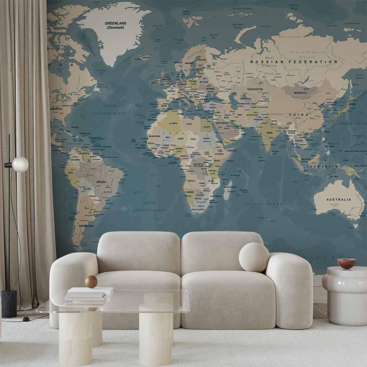 Wall Mural Vintage World Map