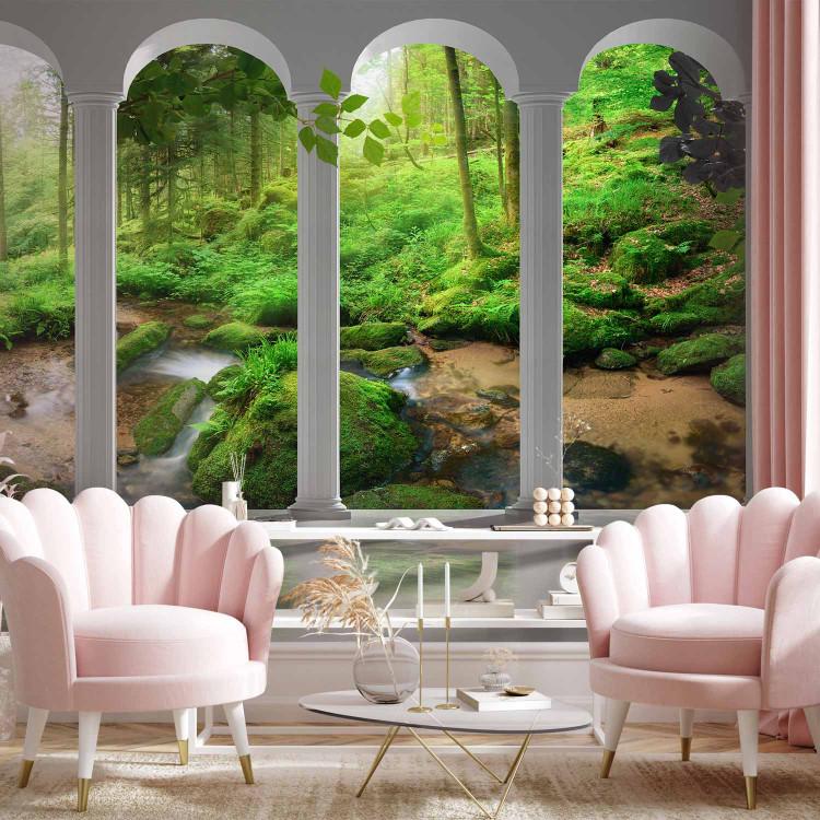 Wall Mural Pillars and Forest