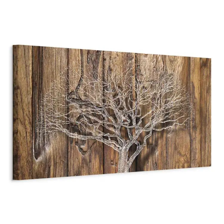 Tree Chronicle Narrow - Landscape on Brown Texture