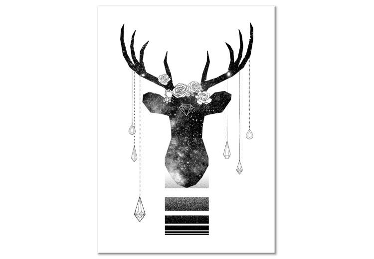 Canvas Print Abstract Antlers (1 Part) Vertical
