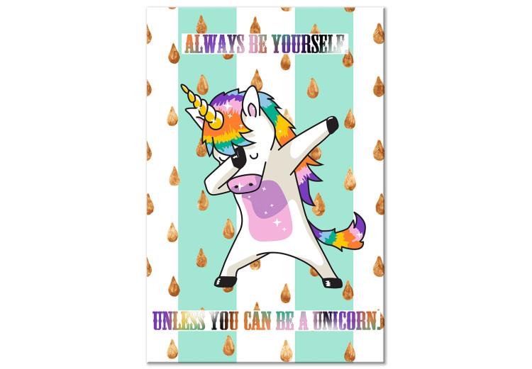 Canvas Print Always Be Yourself (1 Part) Vertical