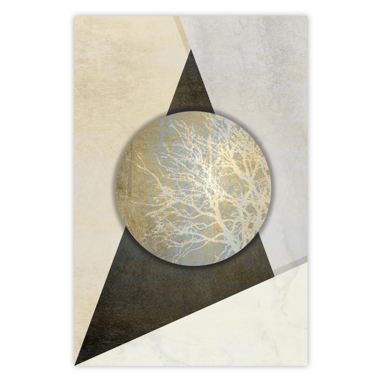 Poster Geometric Simplicity - geometric abstraction with triangles and circles