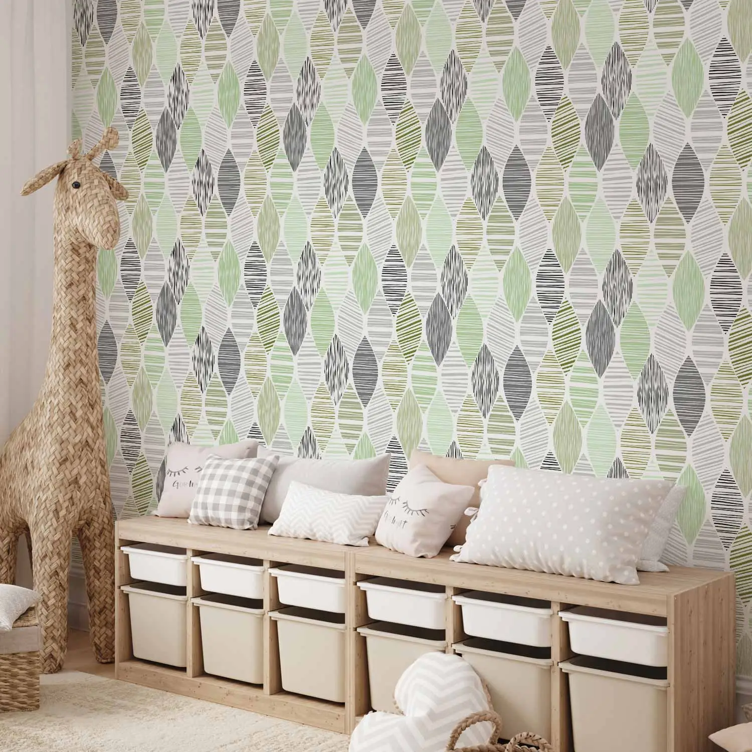 lime green wallpaper uk