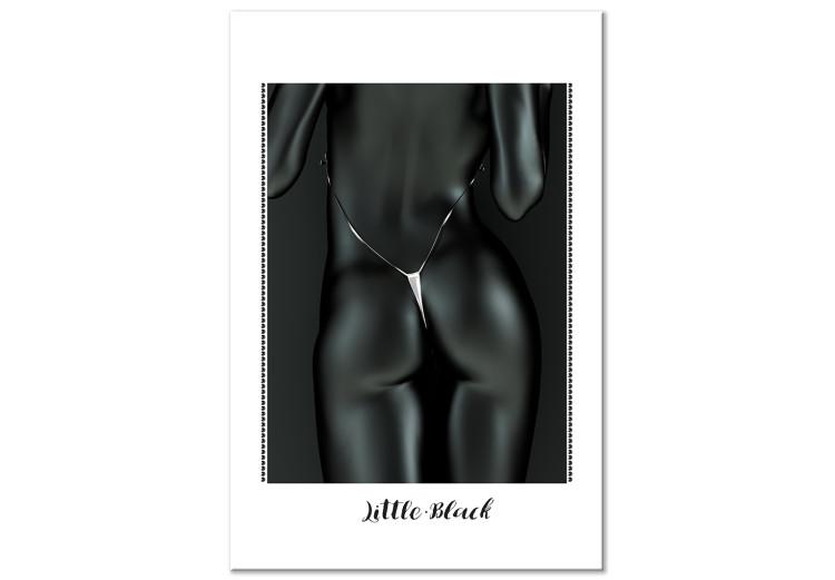 Canvas Print Dimension of Beauty (1-part) - Black and White Art of Female Nude