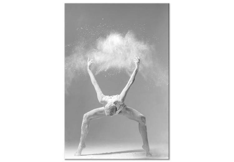 Canvas Print Expression in Dance (1-part) - Ballet in Black and White Setting