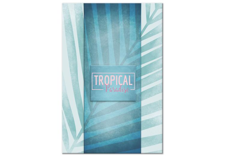 Canvas Print Tropical Paradise (1 Part) Vertical