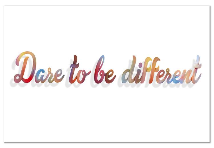 Canvas Print Dare To Be Different (1 Part) Wide