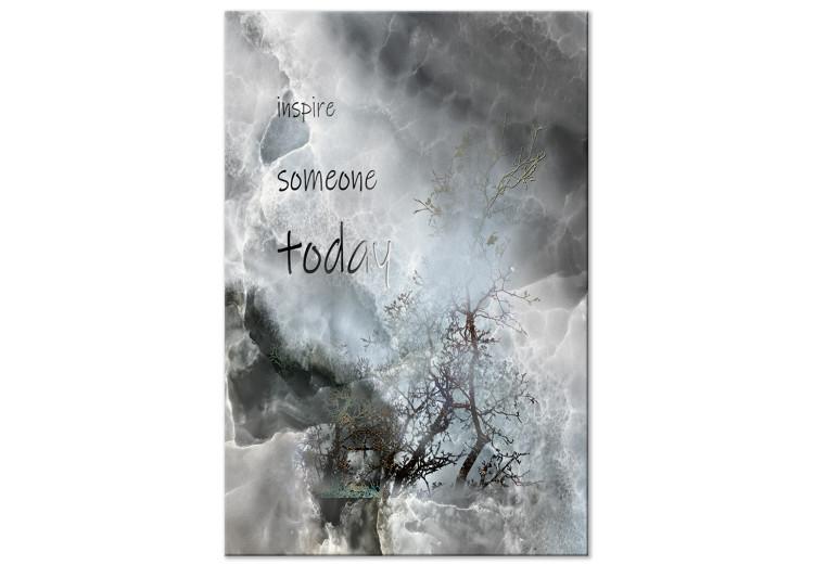 Canvas Print Inspire Someone Today (1 Part) Vertical