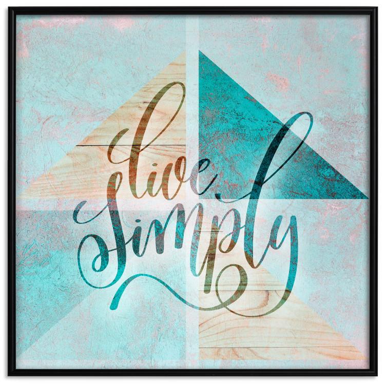 Poster Live Simply (Square) [Poster]