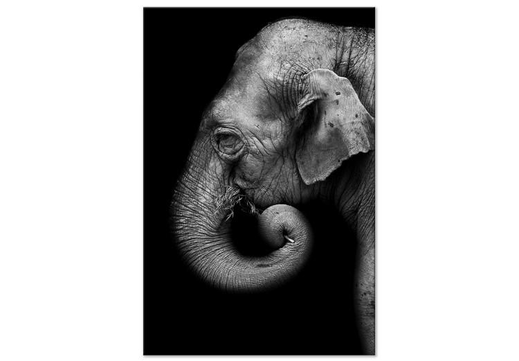 Canvas Print Portrait of Elephant (1 Part) Vertical