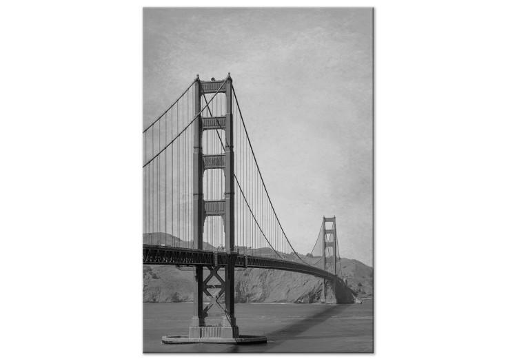 Canvas Print City Connecting Bridges (1-part) - Architecture Photography USA