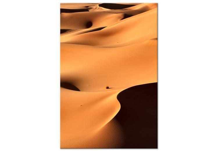 Canvas Print Moroccan sand - a minimalist, monochrome landscape with sand