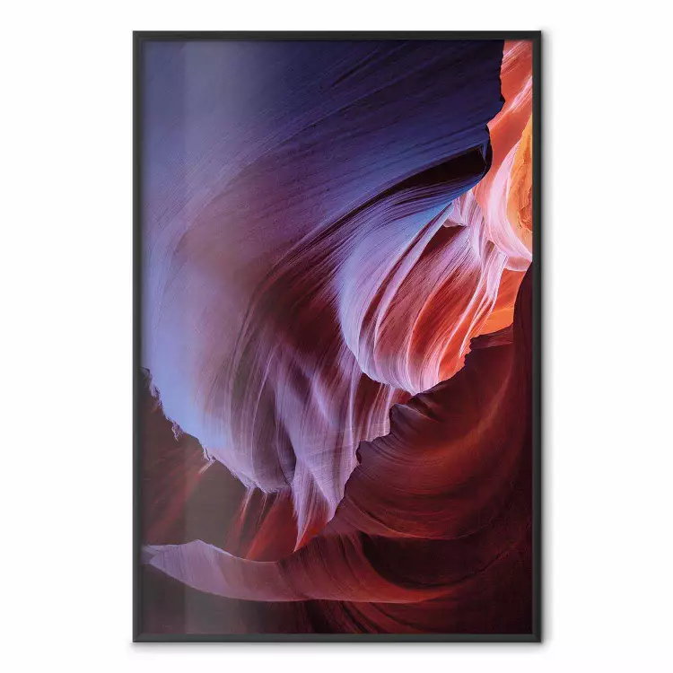 Colorful Sandstone - unique composition with a landscape among rocks