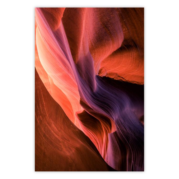 Poster Canyon Interior - colorful nature landscape among carved rocks