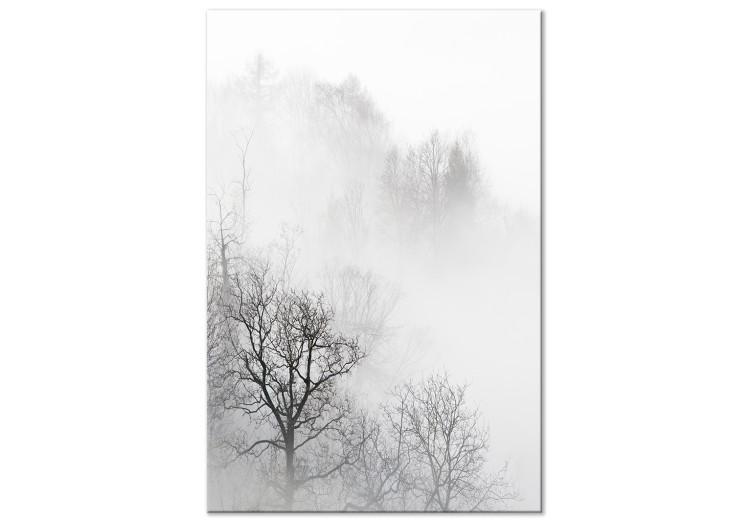 Canvas Print Trees In The Fog (1 Part) Vertical