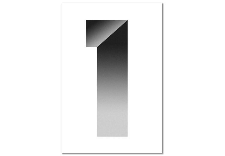 Canvas Print Number One (1 Part) Vertical