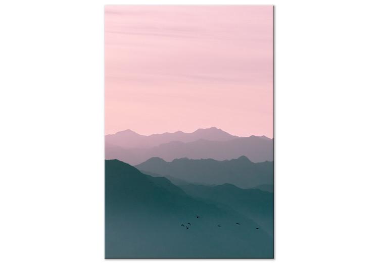 Canvas Print Mountain At Sunrise (1 Part) Vertical