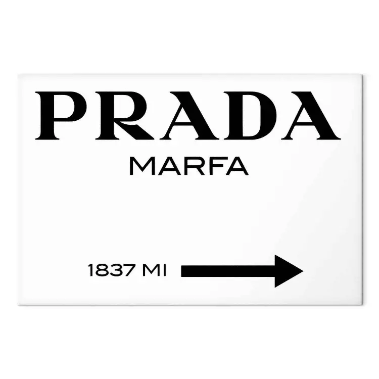 Canvas Print Prada Marfa (1 Part) Wide