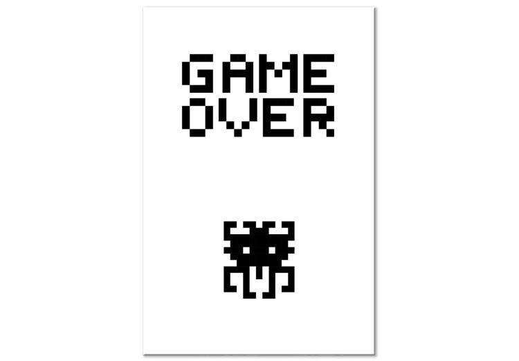 Canvas Print Game Over (1 Part) Vertical