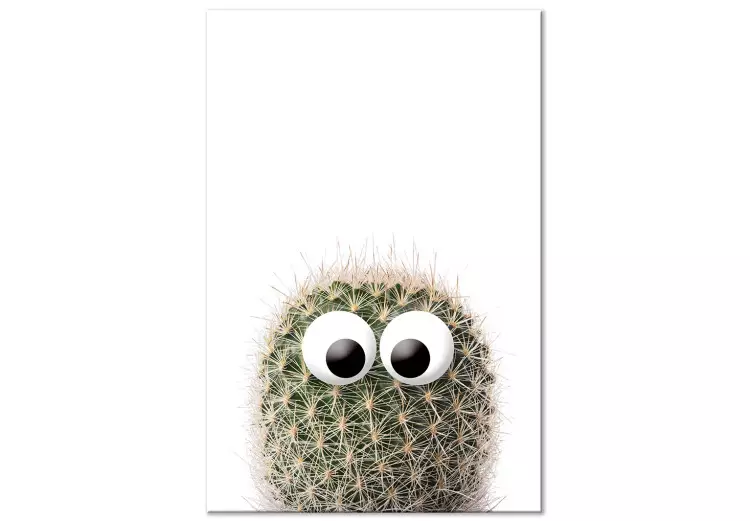 Canvas Print Cactus With Eyes (1 Part) Vertical