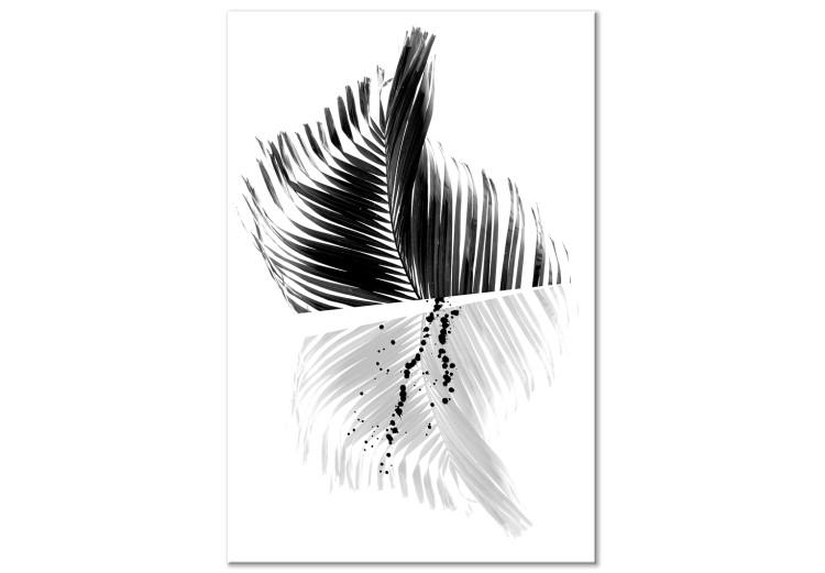 Canvas Print Black And White Palm (1 Part) Vertical
