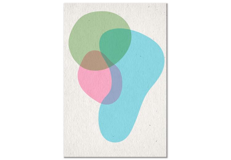 Canvas Print Colourful Spots (1 Part) Vertical