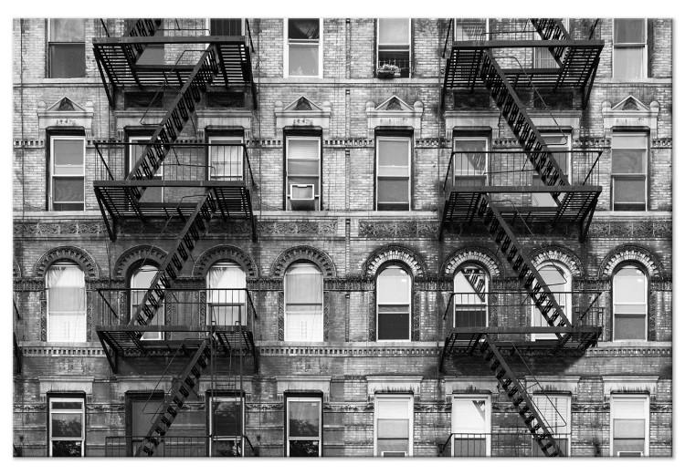 Canvas Print City of Windows (1-part) - Architecture Photo of New York