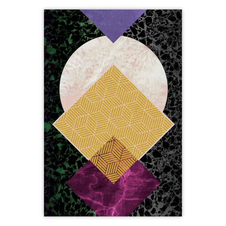 Poster Terrazzo Geometry - colorful geometric abstraction in various designs
