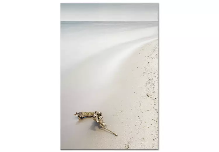 Canvas Print Scandinavian coast - calm sea and fine sand on the beach