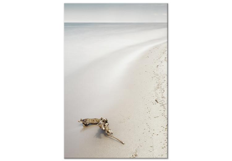 Canvas Print Scandinavian coast - calm sea and fine sand on the beach