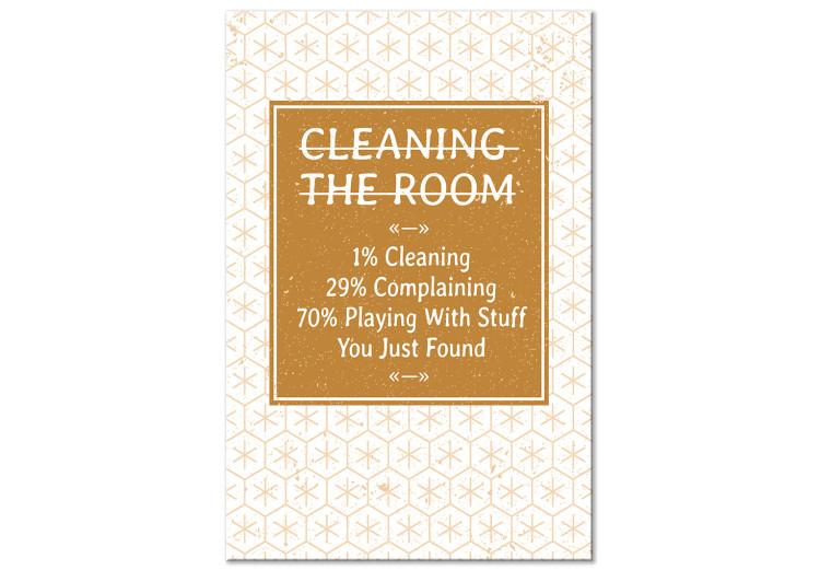 Canvas Print Cleaning Room (1 Part) Vertical