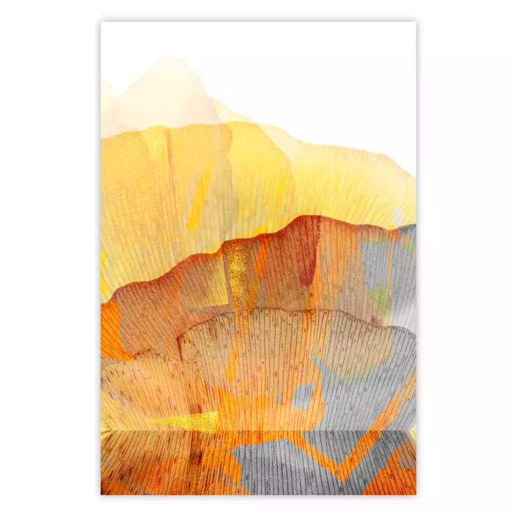 Noble Stone - colorful abstraction with predominance of orange
