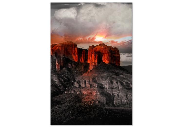 Canvas Print Clouds over the Grand Canyon (1-part) - Rocky Mountain Landscape