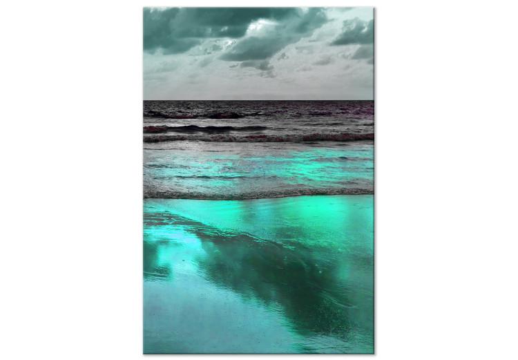 Canvas Print Clouds over the Sea (1-part) - Turquoise Sky Reflected in Water