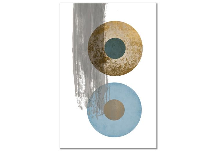 Canvas Print Colors of Shapes in Art (1-part) - Geometric Circles Abstraction