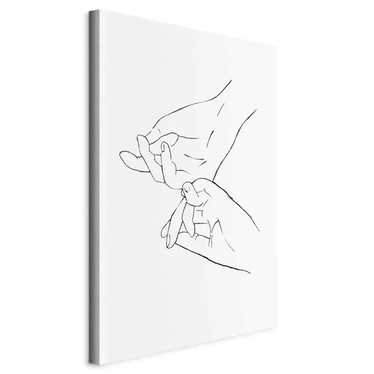 Treasure in Hands - Touch in Black and White Tones