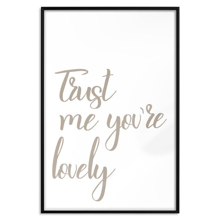 Poster Trust Me You're Lovely [Poster]