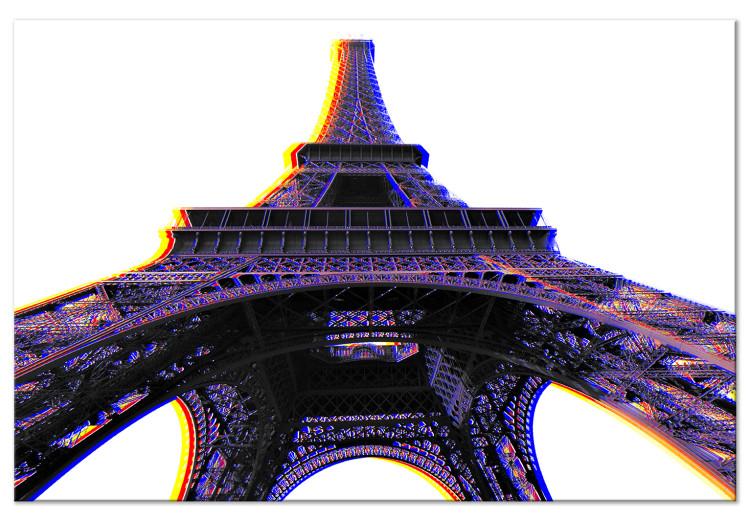 Canvas Print The Eiffel Tower - a symbol of Paris and French architecture