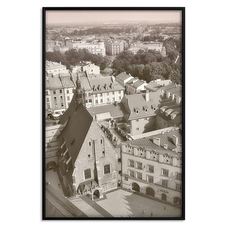 Poster Krakow: Old Town - architecture of the Polish city from a bird's eye view