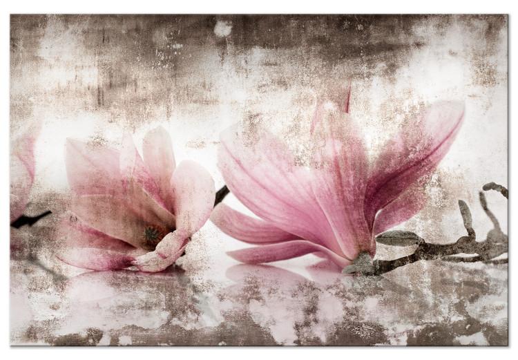 Canvas Print Magnolia Memory (1 Part) Wide