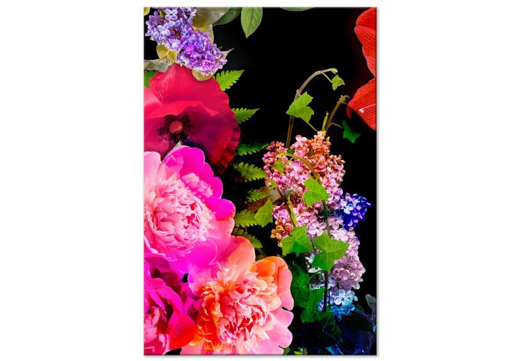 Canvas Print The power of nature - bright colours of flowers and vegetation