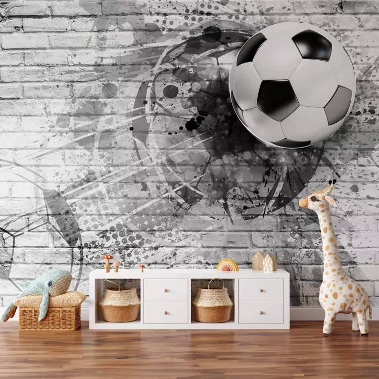 Wall Mural Dynamic Football