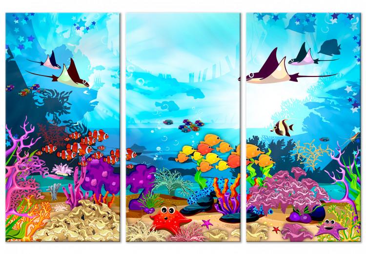 Canvas Print Underwater Fun (3 Parts)